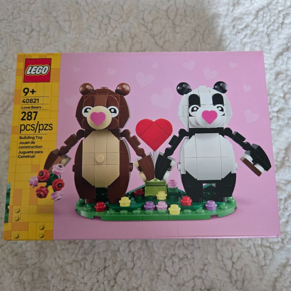 Lego Love Bears #40821 New, Unopened Retired Set